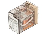 Releu electromagnetic DPDT 120VAC, 10A, PCB - FINDER