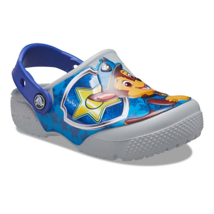 Saboti Crocs Toddler Fun Lab Paw Patrol Patch Clog Gri - Light Grey