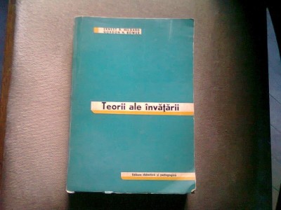 TEORII ALE INVATARII - ERNEST R. HILGARD foto