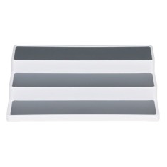 Raft pentru mirodenii, plastic alb, 3 nivele, 36,5 x 24 x8,5 cm foto