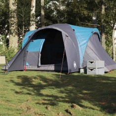 vidaXL Cort de familie cupolă, 6 persoane, albastru, impermeabil 4009462