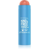 Rimmel Kind &amp; Free machiaj multifuncțional pentru ochi, buze și față culoare 002 Peachy Cheeks 5 g