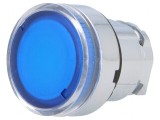 Comutator de Apăsare 22mm Albastru