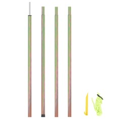 vidaXL St&acirc;lp pentru parasolar, 200 cm, oțel zincat 315220