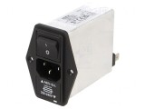 Conector Alimentare AC Soclu Tată 6A 250VAC C14