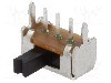 Intrerupator glisant, 2 pozitii, SPDT, ON-ON, C&amp;K - OS102011MA1QS1