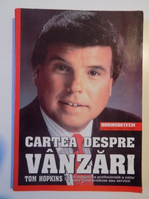 CARTEA DESPRE VANZARI de TOM HOPKINS 2001 foto