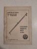 Instructiuni de exploatare si intretinere COLOANA TELESCOPICA CT64, Uzina Independenta Sibiu, 1972