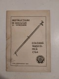 Instructiuni de exploatare si intretinere COLOANA TELESCOPICA CT64, Uzina Independenta Sibiu, 1972