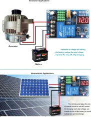 Modul regulator fotovoltaic panou solar incarcare baterii 6-60V 30A
