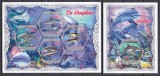 Coasta de Fildes 2018 - Fauna Marina - DELFINI - BL + KB - MNH, Nestampilat