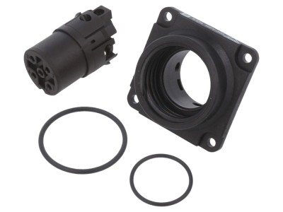 Conector circular 400V 5 pini IP65 foto