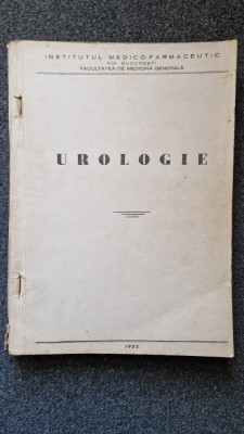 UROLOGIE. Curs provizoriu - Hortolomei foto