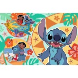 Puzzle 24 piese - Maxi - Lilo &amp; Stitch - Ziua vesela a lui Lilo si Stitch | Trefl