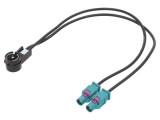 Adaptor Antenă Fakra x2 la ISO Unghi