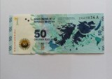 Bancnota Argentina 50 pesos (2015) comemorativa UNC - urma cum a fost prinsa in fisic