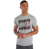 FC Liverpool tricou de bărbați Anfield YNWA grey - S