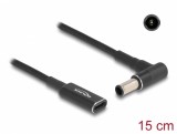 Adaptor de incarcare laptop USB type C la Sony 6.0 x 4.3 mm M-T 0.15m, Delock 60043