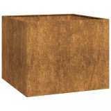 Cumpara ieftin Jardiniera Rusty 100x100x80 cm Otel pentru intemperii