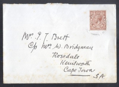 Great Britain - Postal History Rare King George Cover D.436 foto