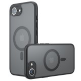 Husa iPhone 16e Asteroid GSM PureFrost MagSafe, negru frost