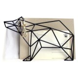 Suport pentru documente, 24.5 x 16 x 8.5 cm, model urs, metal, negru