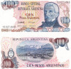 Argentina 100 Pesos 1984 ( Rara ) UNC