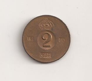 Moneda Suedia - 2 Ore 1966