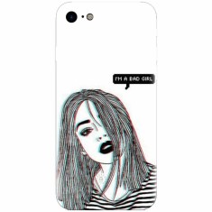 Husa silicon pentru Apple Iphone 5 / 5S / SE, Im A Bad Girl foto