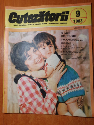 revista pentru copii - cutezatorii 3 martie 1983 foto