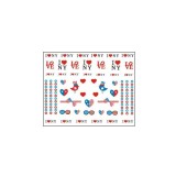 Abțibilduri pe bază de apă cu model New York &ndash; E181, INGINAILS