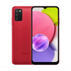 Telefon mobil Samsung Galaxy A03s, 6.5 inch, dual SIM, 3 GB RAM, 32 GB, 4G, Bluetooth 5.0, Red foto