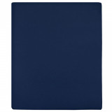 Cearsaf de pat cu elastic, 2 buc, bleumarin, 160x200 cm, bumbac GartenMobel Dekor, vidaXL