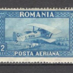 Romania.1928 Posta aeriana-C.Raiu filigran orizontal TR.27