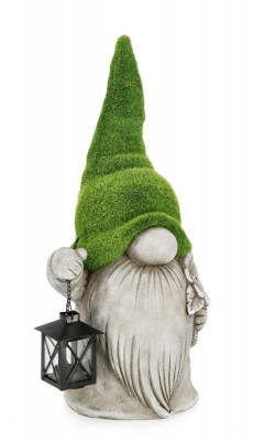 Decoratiune de gradina Gnome, Bizzotto, 26 x 50.5 cm, magneziu foto