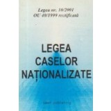 Legea caselor nationalizate - Legea nr. 10/2001 OU 49/1999 rectificata