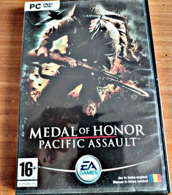 PC-DVD ROM Medal of Honor Pacific Assault-EA Games Shooter Pearl Harbor sau Guadalcanal locuri unde sa c&amp;acirc;știgi sau să mori foto