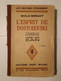 Nicolas Berdiaeff / Berdiaev - L&#039;esprit de Dostoievski (1929)
