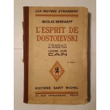 Nicolas Berdiaeff / Berdiaev - L&#039;esprit de Dostoievski (1929)