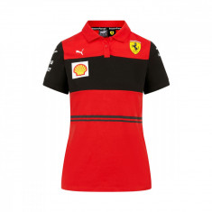 Ferrari tricou polo de dama redblack F1 Team 2022 - S foto