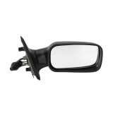 Oglinda exterioara Fiat Punto I (176) 10.1993-09.1999 partea dreapta Best Auto Vest crom convex carcasa neagra reglare manuala prin cablu fara incalz