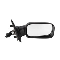 Oglinda exterioara Fiat Punto I (176) 10.1993-09.1999 partea dreapta Best Auto Vest crom convex carcasa neagra reglare manuala prin cablu fara incalz