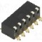 Intrerupator DIP, 2 pozitii, montare SMT, 6 sectiuni, OMRON OCB - A6SR-6101