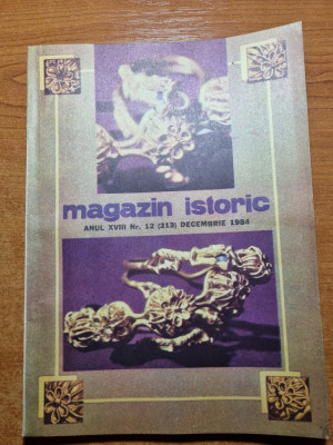 revista magazin istoric decembrie 1984 foto