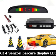 Kit senzori de parcare cu display led si avertizare sonora