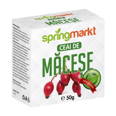 Ceai de Macese Fructe Intregi 50 grame Springmarkt foto