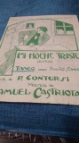 PARTITURA VECHE -MI NOCHE TRISTE-PRINMUL TANGOU 1916
