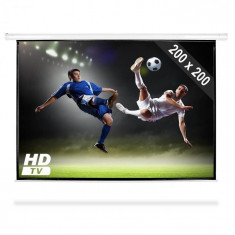 FrontStage Ecran de proiec?ie electric HDTV 200x200cm foto