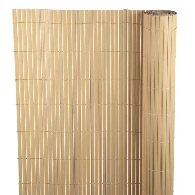 Paravan pentru balcon, terasa, gard, PVC, tip bambus, 1300 g/m2, UV, 3x2 m foto