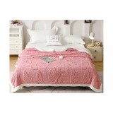 Cumpara ieftin Patura Cocolino cu Blanita, Roz cu Fluturi - SIPR-Pf06